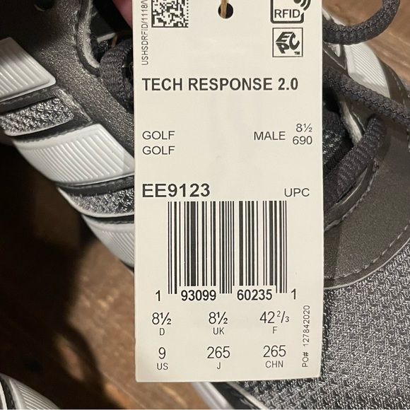 Adidas Tech Response 2.0 Golf Shoes - Size 9 main image 5